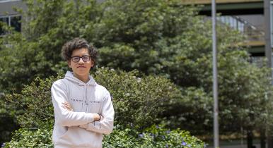 Estudiante de Cine y televisión de Utadeo