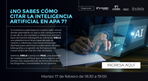 ¿No sabes cómo citar la inteligencia artificial en APA7?