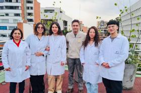 Grupo de estudiantes de Ingeniería de Alimentos que participó en el desarrollo del suplemento
