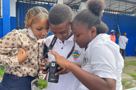 Tumaco (Nariño) Niños de Tumaco en taller de producción audiovisual