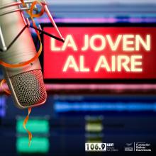 LA JOVEN AL AIRE